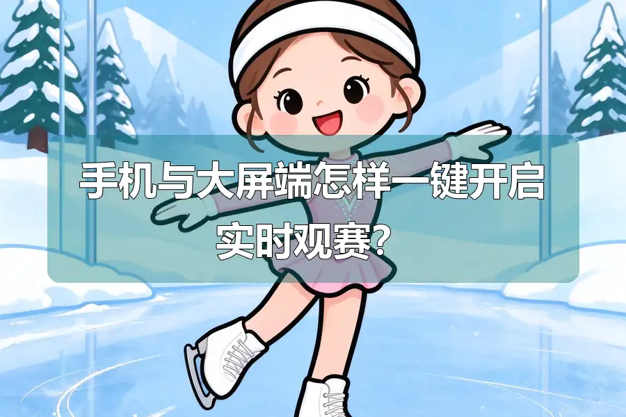 手机与大屏端怎样一键开启实时观赛？